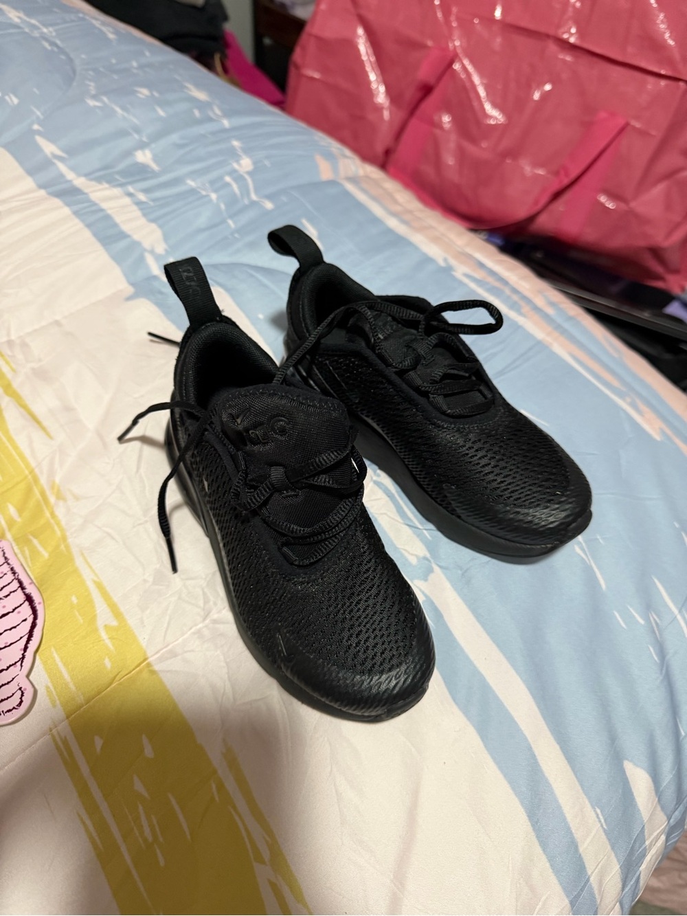 Nike Kids All-Black Lightweight Sneakers